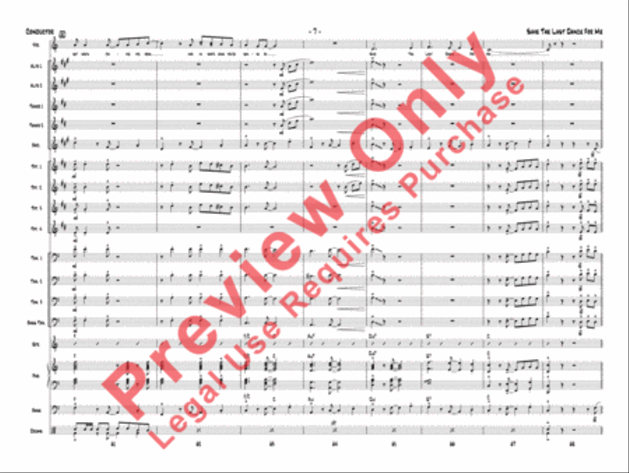 Save the Last Dance for Me Jazz Ensemble scores gallery preview page 10