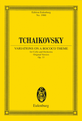 Variations on a Rococo Theme for Cello and Orchestra