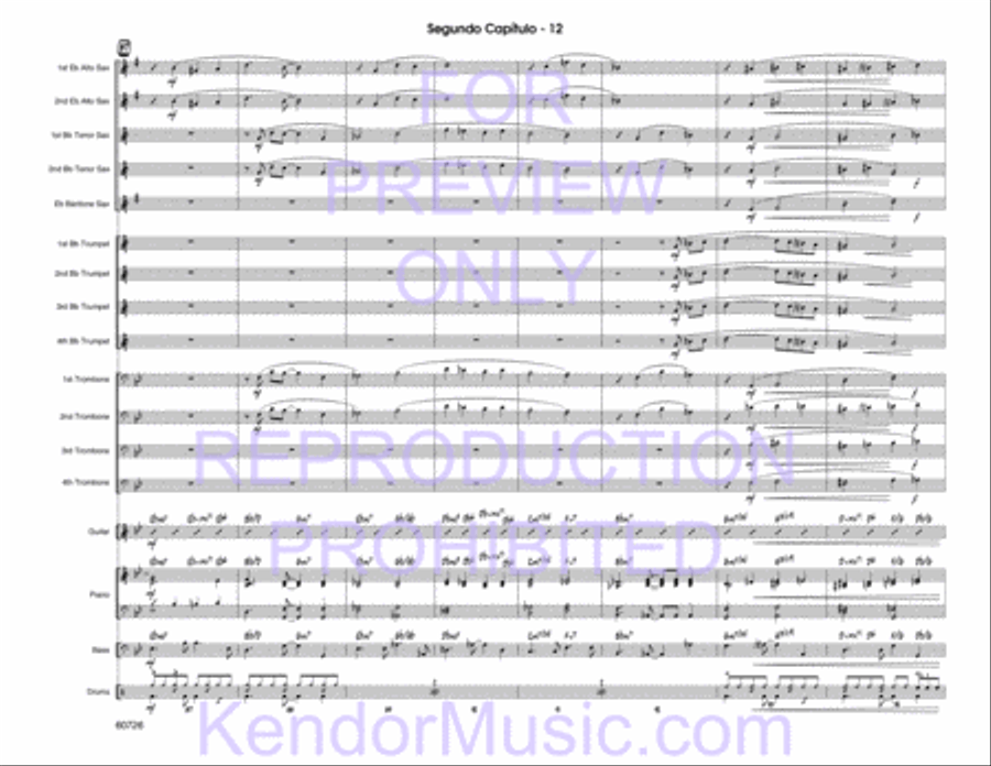 Segundo Capitulo Jazz Ensemble scores gallery preview page 14