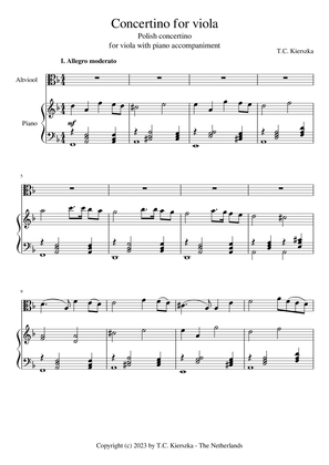 Concertino for viola (Polish concertino)