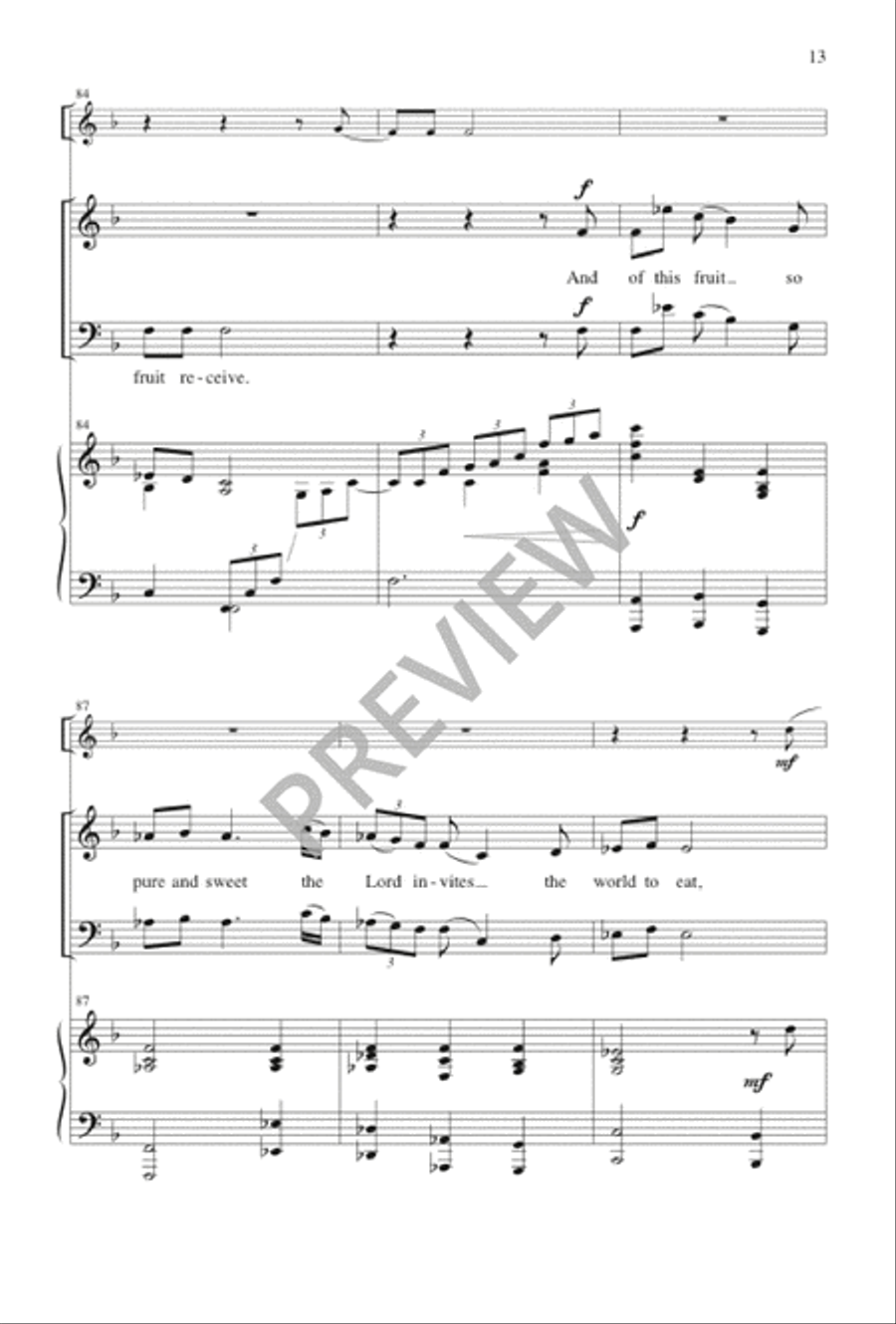 The Tree of Life 3-Part scores gallery preview page 14