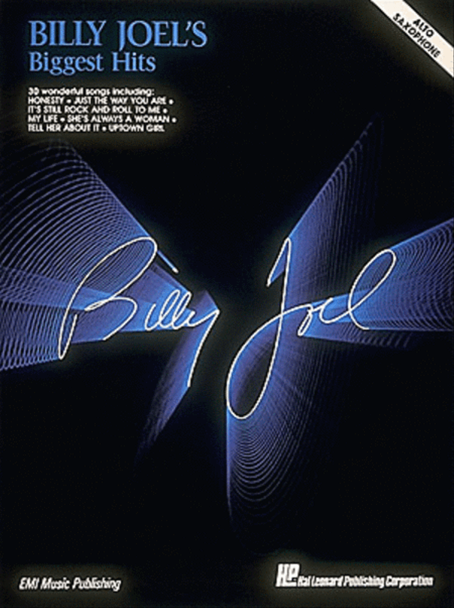 Billy Joel's Biggest Hits – Alto Sax Alto Saxophone scores gallery preview page 1