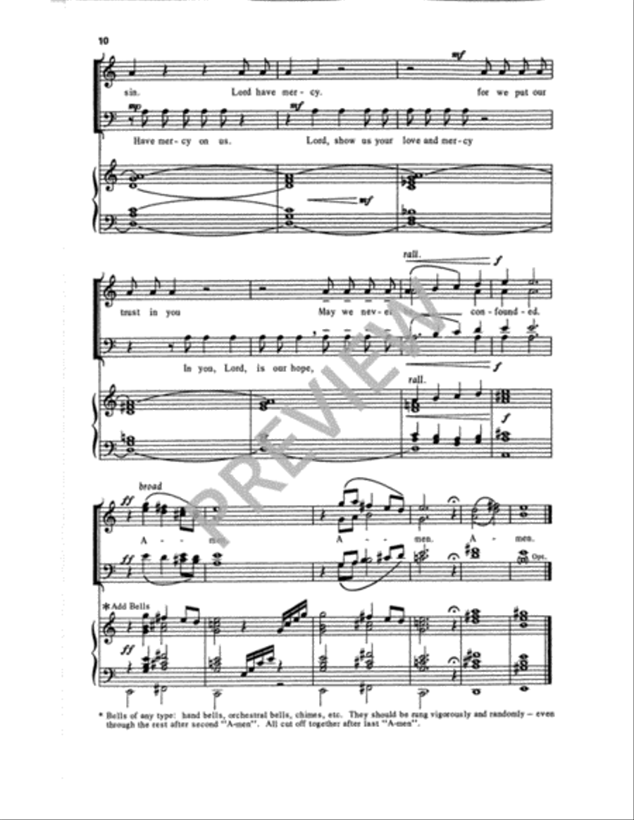 Te Deum 4-Part scores gallery preview page 11
