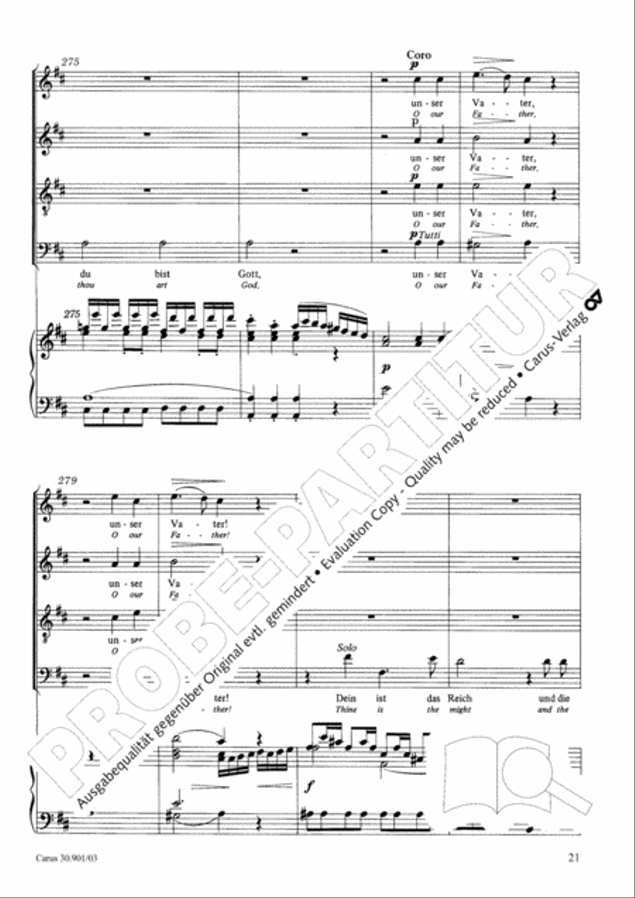 Our father (Vater unser) TB scores gallery preview page 22
