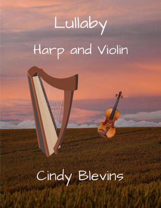 Book cover for Lullaby, for Harp and Violin