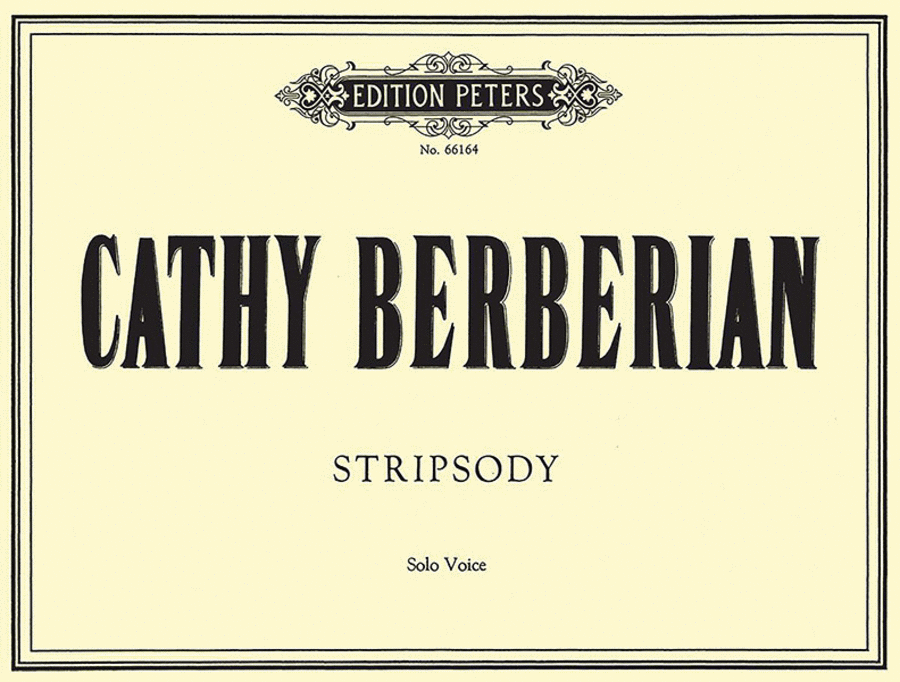 Stripsody for Solo Voice Soprano Voice scores gallery preview page 1