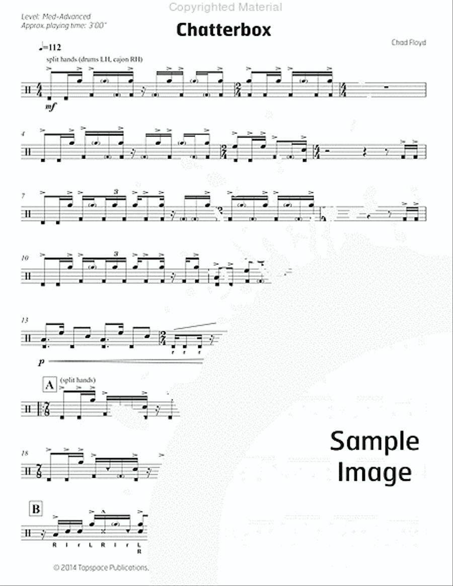 Chatterbox Percussion scores gallery preview page 5