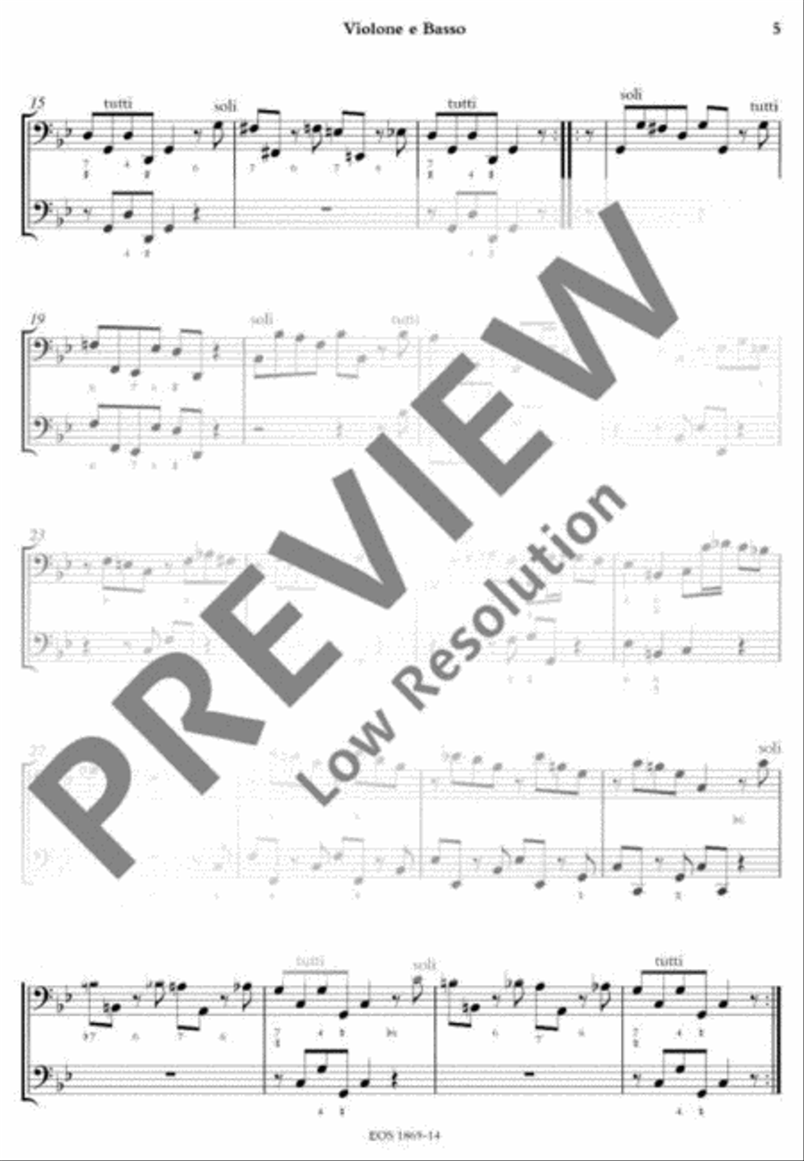 Concerto Grosso Double Bass scores gallery preview page 5