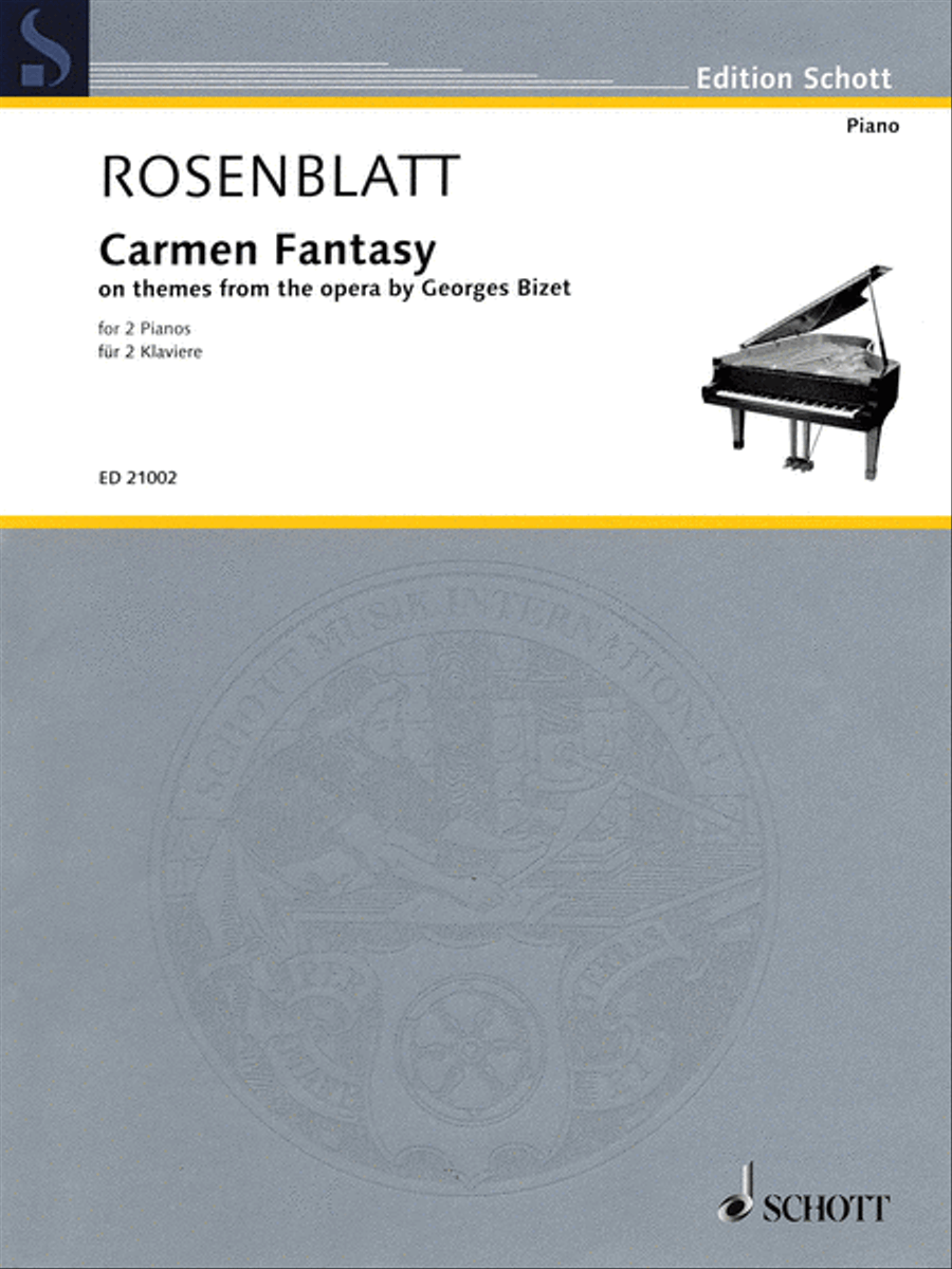 Carmen Fantasy Piano Duet scores gallery preview page 1