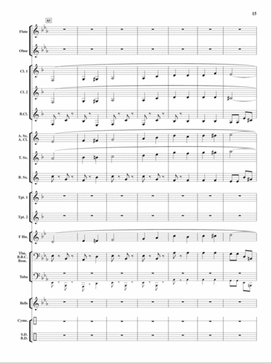 Heroes On Parade Concert Band scores gallery preview page 14