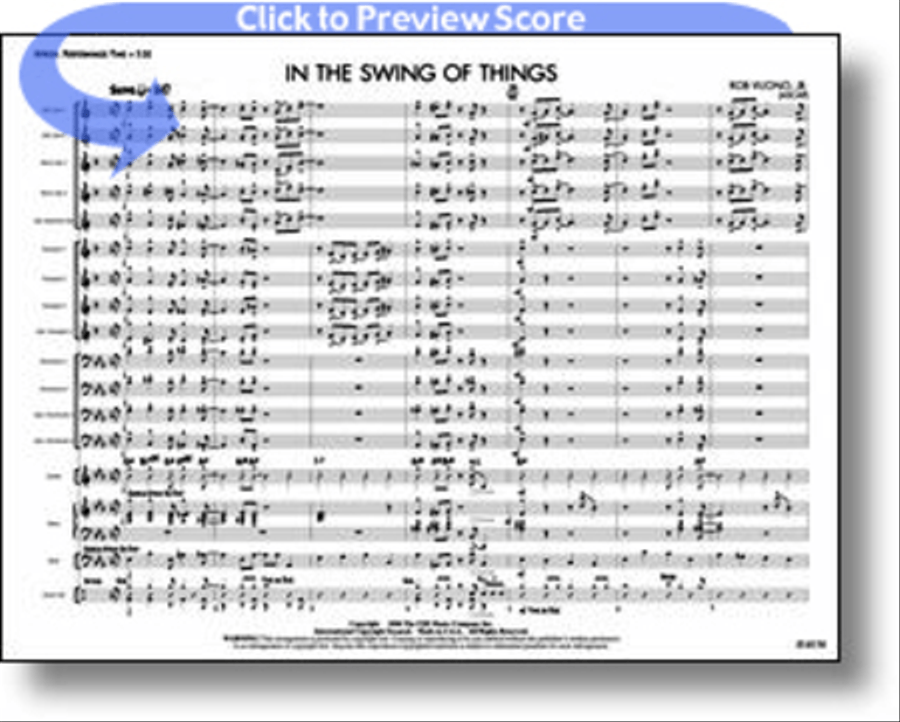In the Swing of Things Jazz Ensemble scores gallery preview page 1