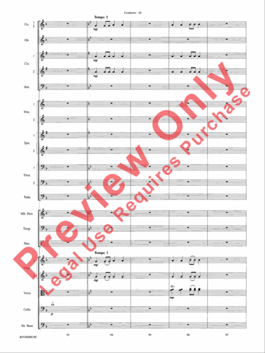 Aboriginal Rituals Full Orchestra scores gallery preview page 22