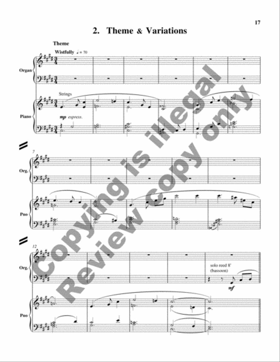 Concerto in C Major (Additional Full Score) Organ scores gallery preview page 6