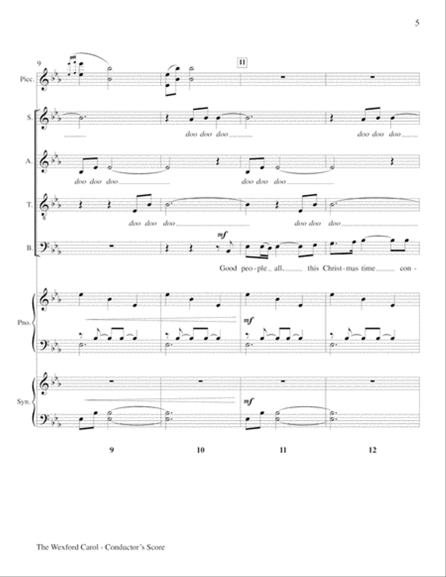The Wexford Carol Choir scores gallery preview page 5