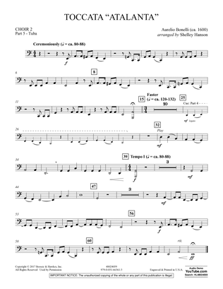 Toccata ("Atalanta") - Choir 2-Pt 5-Tuba
