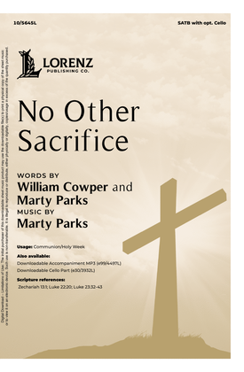 Book cover for No Other Sacrifice