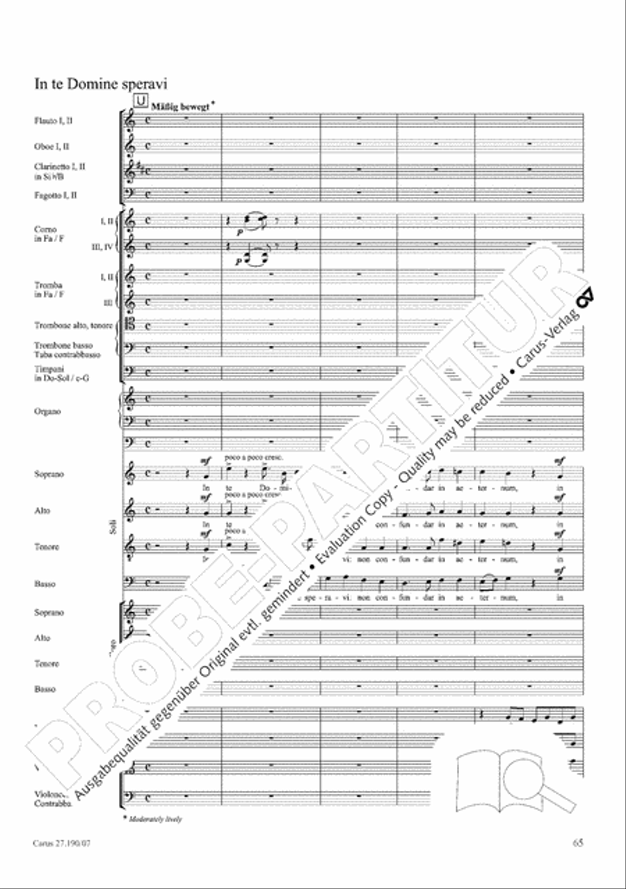 Te Deum 4-Part scores gallery preview page 73
