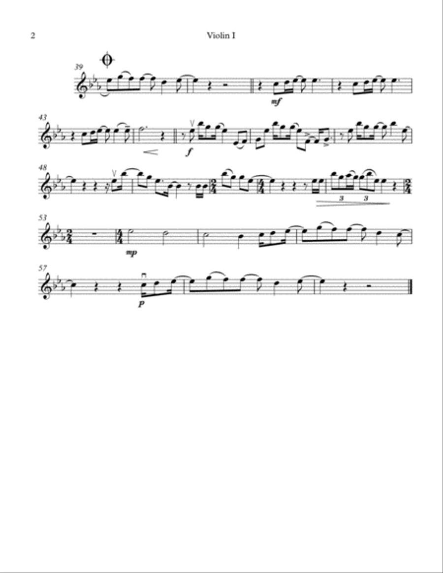 You're Beautiful String Quartet scores gallery preview page 2