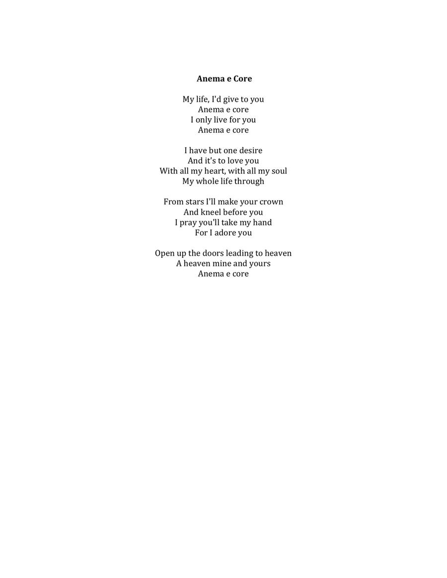 Anema E Core (with All My Heart And Soul) Brass Ensemble scores gallery preview page 2