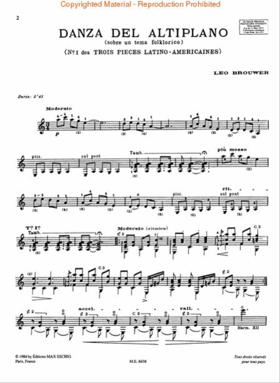 Danza del Altiplano Danza del Altiplano Acoustic Guitar scores gallery preview page 2