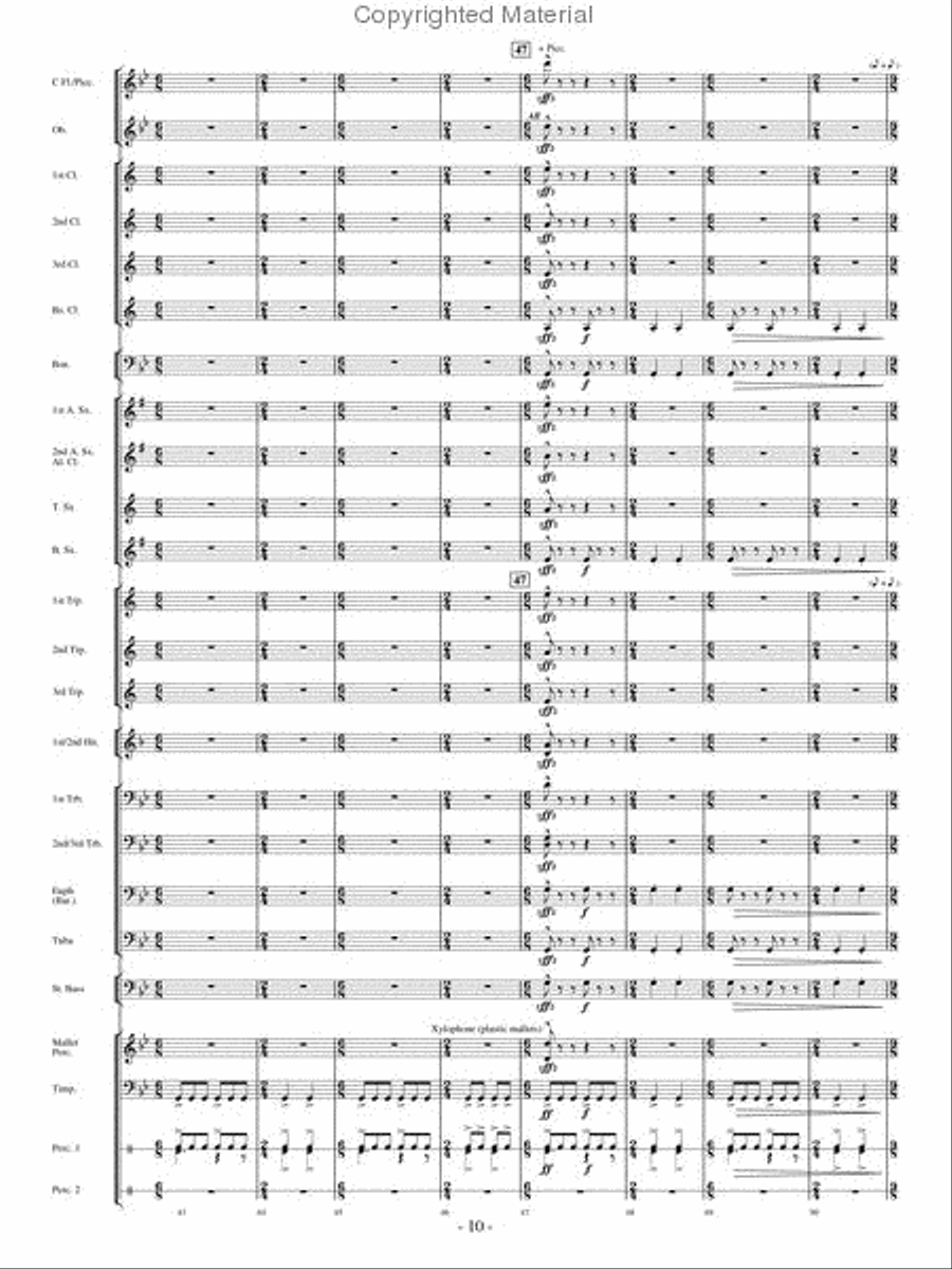 Flight of Valor Concert Band scores gallery preview page 9
