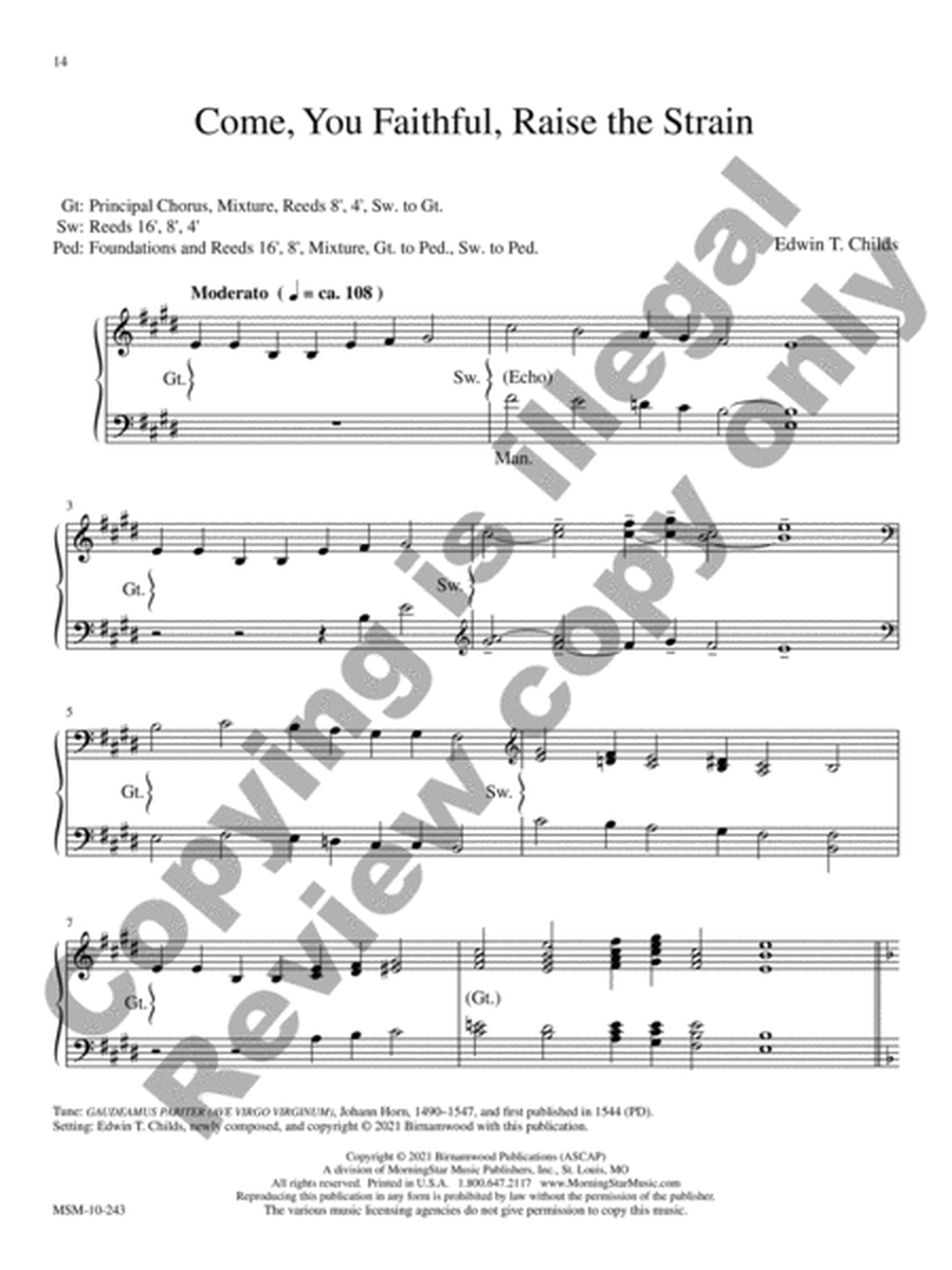 Songs of Alleluia: 18 Short Hymn Settings for Easter image number null