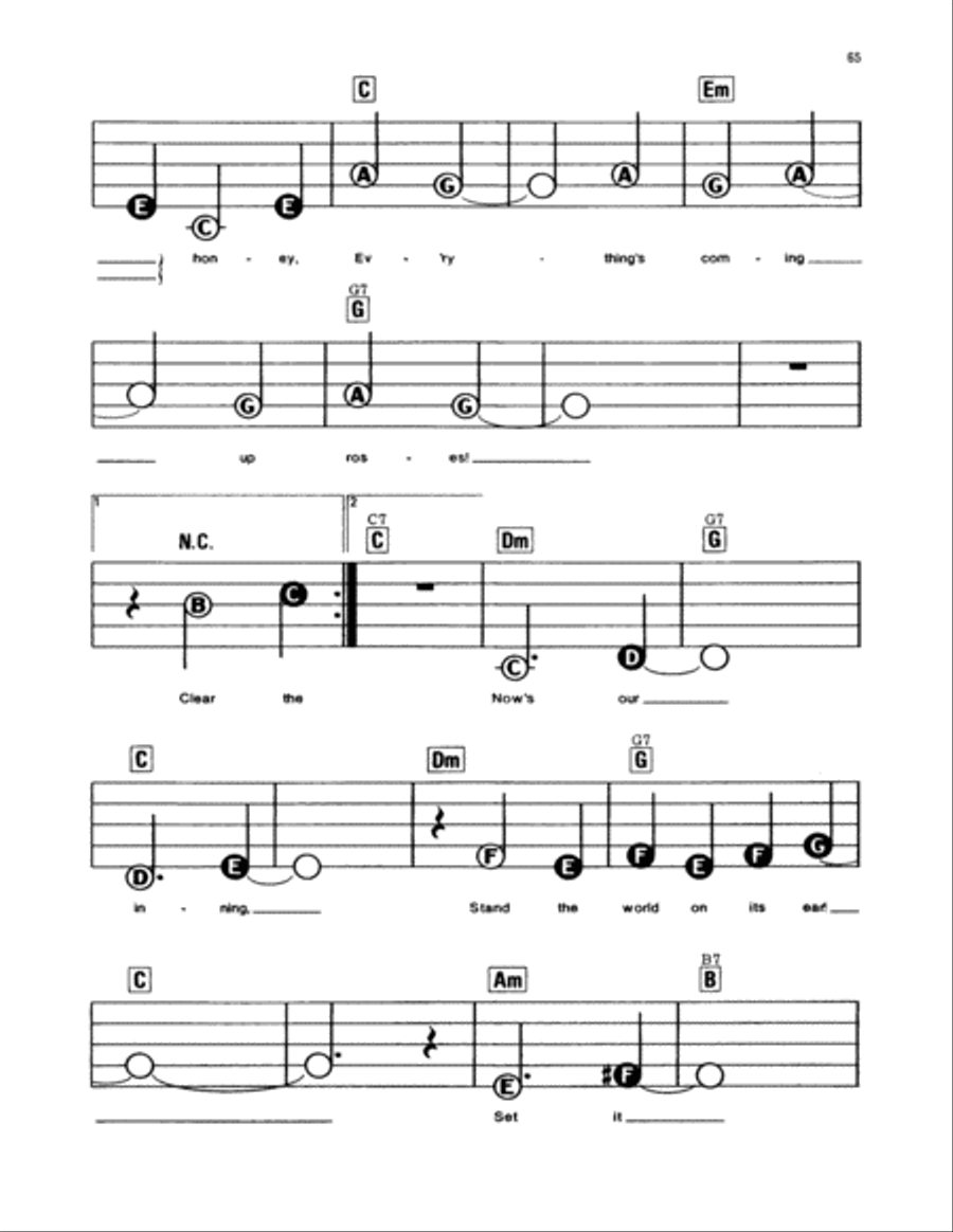 Everything's Coming Up Roses (from Gypsy) Electronic Keyboard scores gallery preview page 2