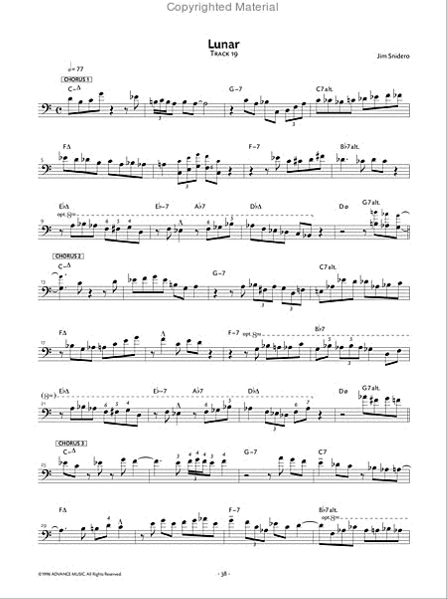 Jazz Conception -- Trombone Trombone scores gallery preview page 17