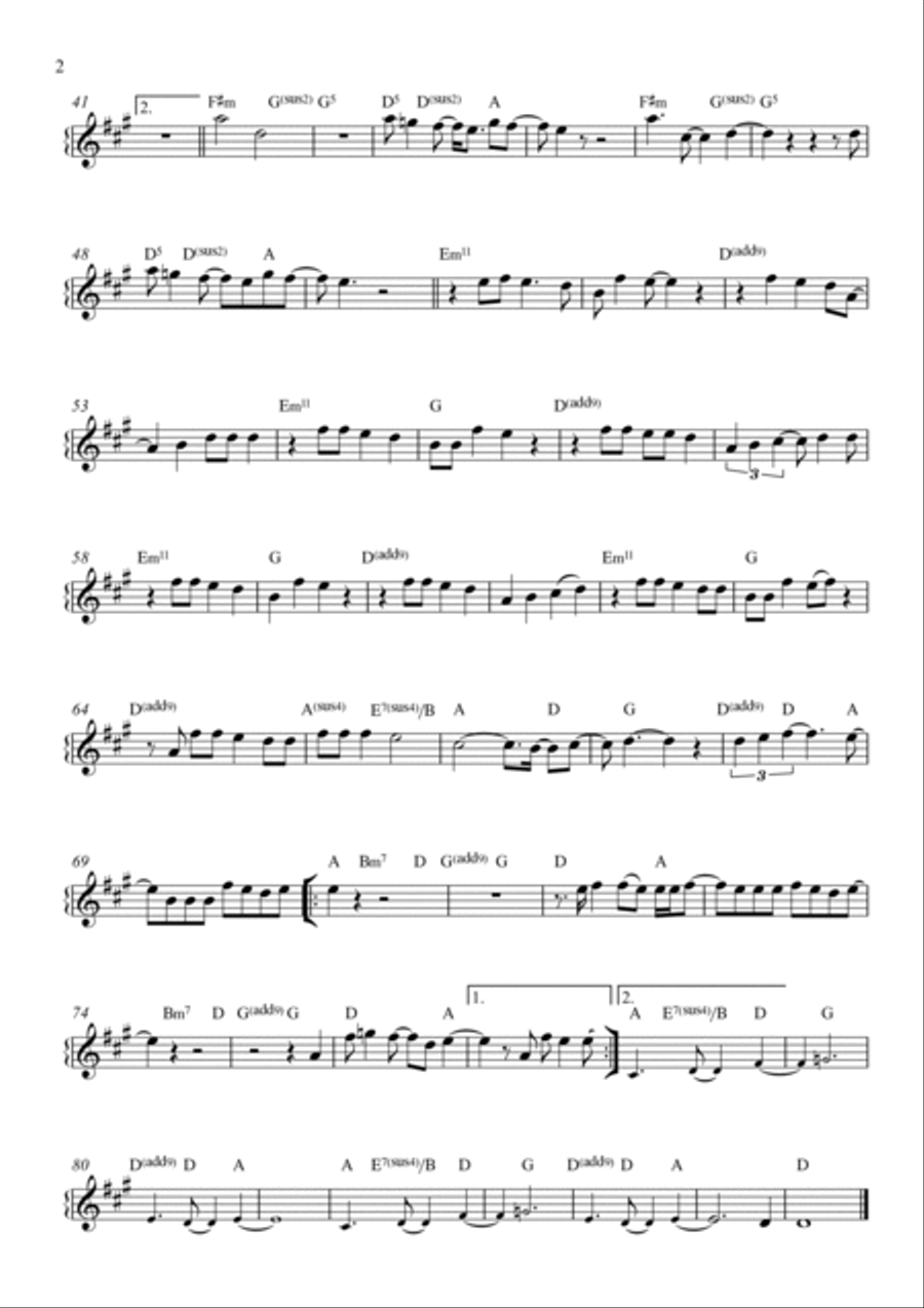 Partituras - 50 Melodias com cifra - Livro 4 Flute scores gallery preview page 6
