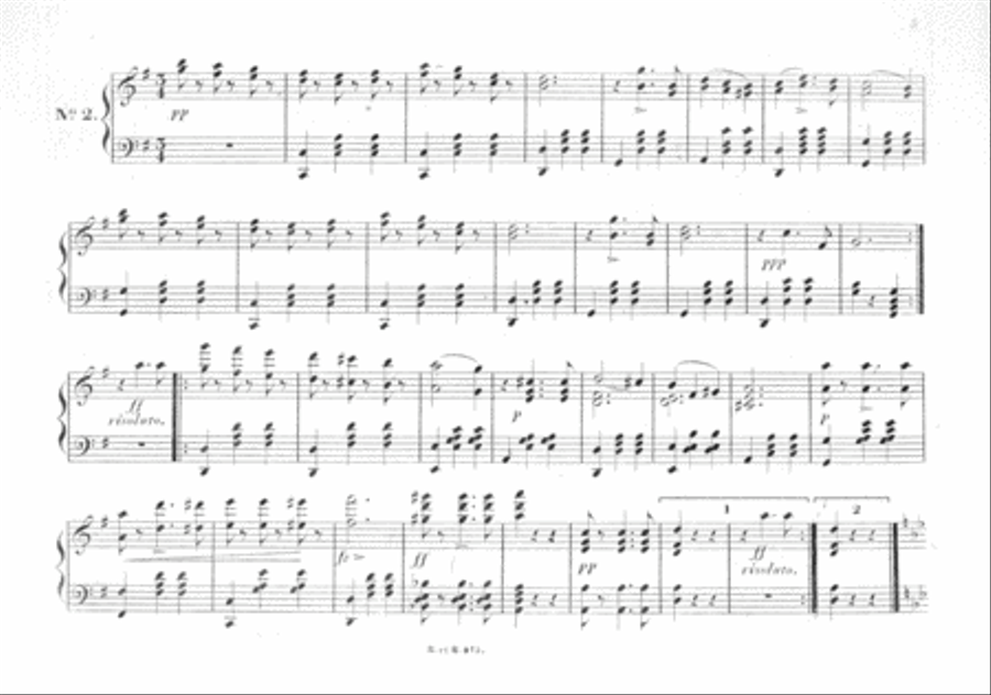 Die Industriellen. Walzer fur das Pianoforte Piano Solo scores gallery preview page 4