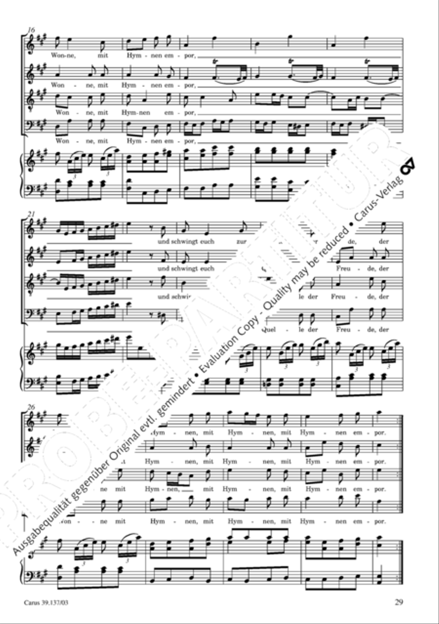 Die Tageszeiten 4-Part scores gallery preview page 30