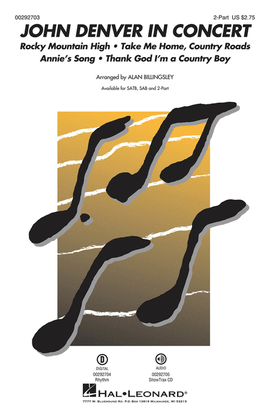 Book cover for John Denver in Concert