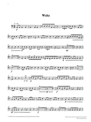 Book cover for Waltz from Graded Music for Timpani, Book II