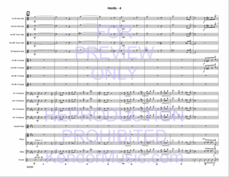 Hardly Jazz Ensemble scores gallery preview page 7