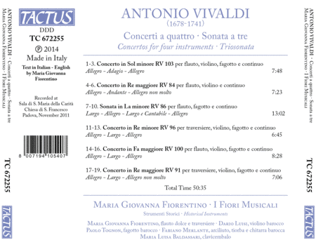Concertos for 4 Instruments