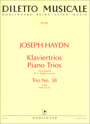 Book cover for Klaviertrio Nr. 38 D-Dur