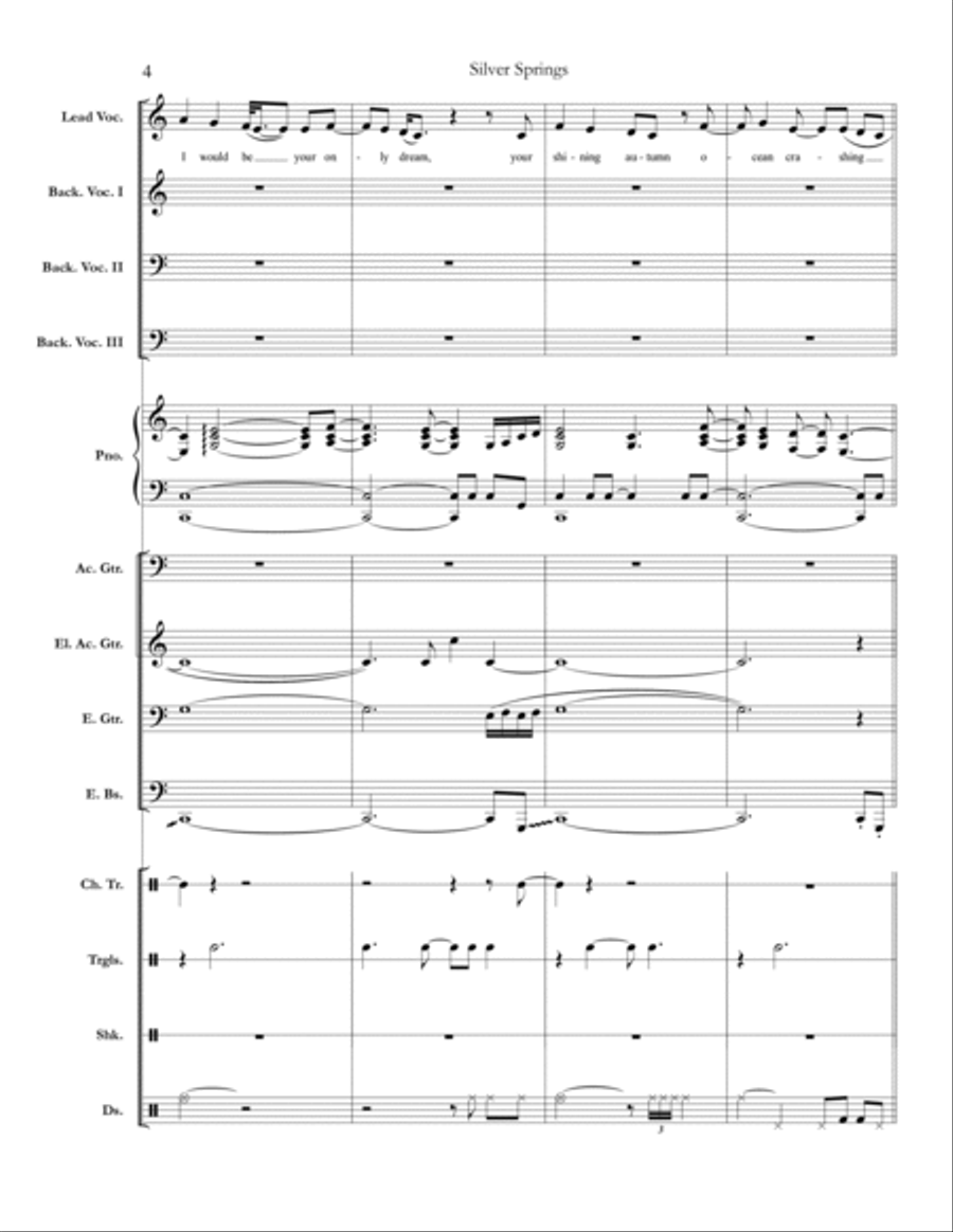 Silver Springs Large Ensemble scores gallery preview page 4
