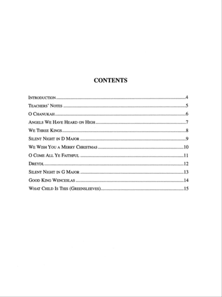 More Festive Strings for String Quartet or String Orchestra String Quartet scores gallery preview page 2