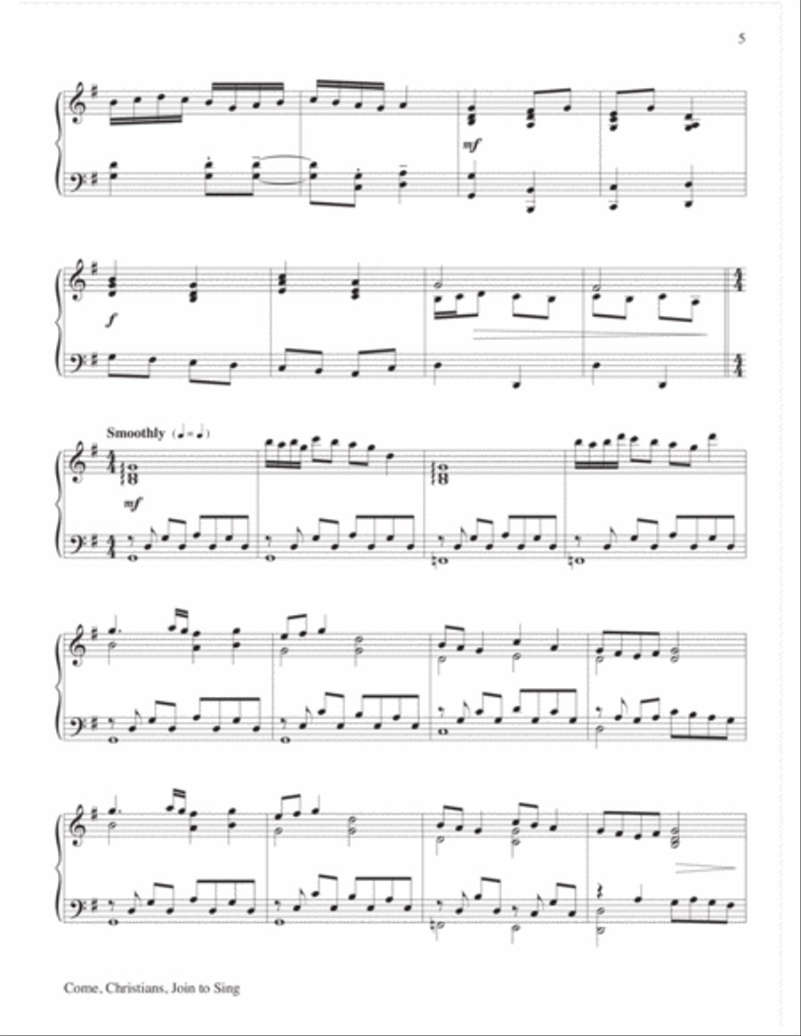Hymns in a Celtic Style Piano Solo scores gallery preview page 6