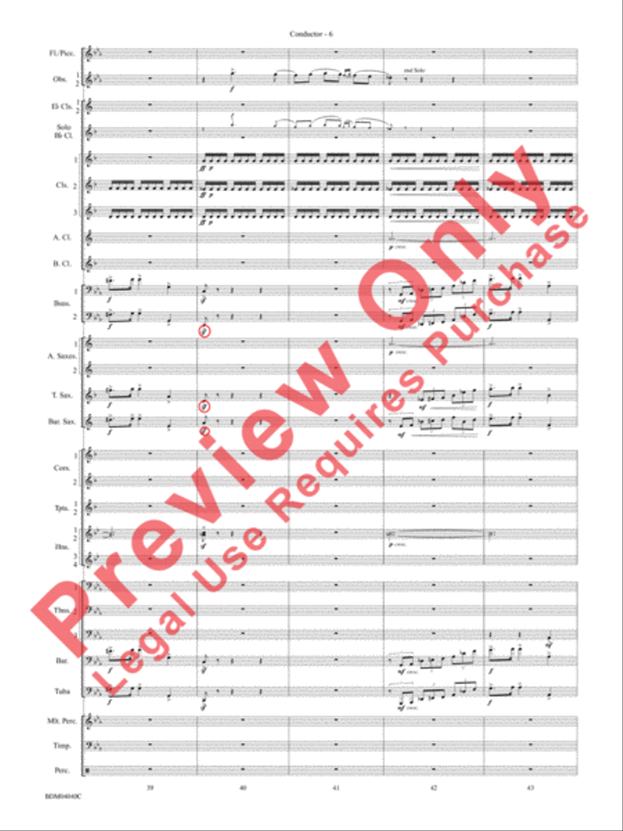 Overture 1812 Overture 1812 Concert Band scores gallery preview page 7