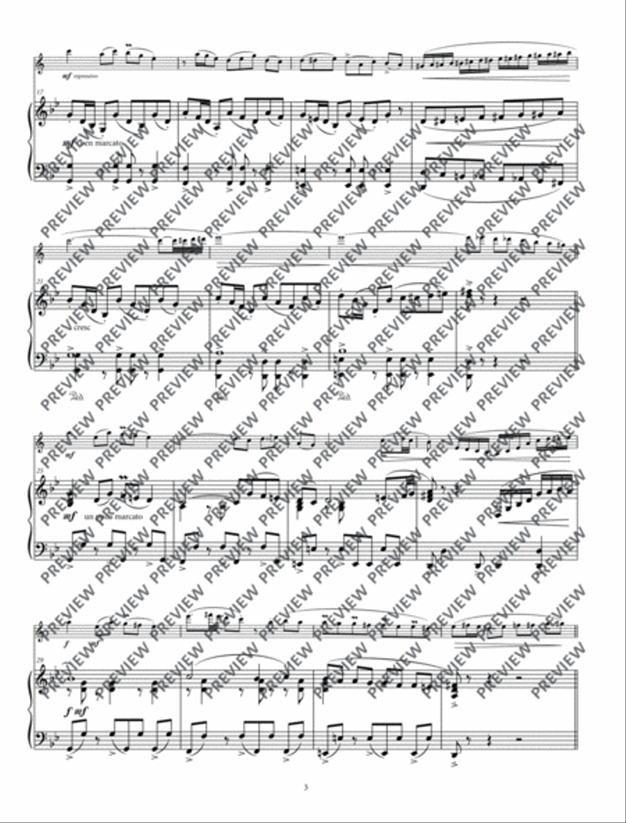 Concerto for Clarinets Clarinet Solo scores gallery preview page 4