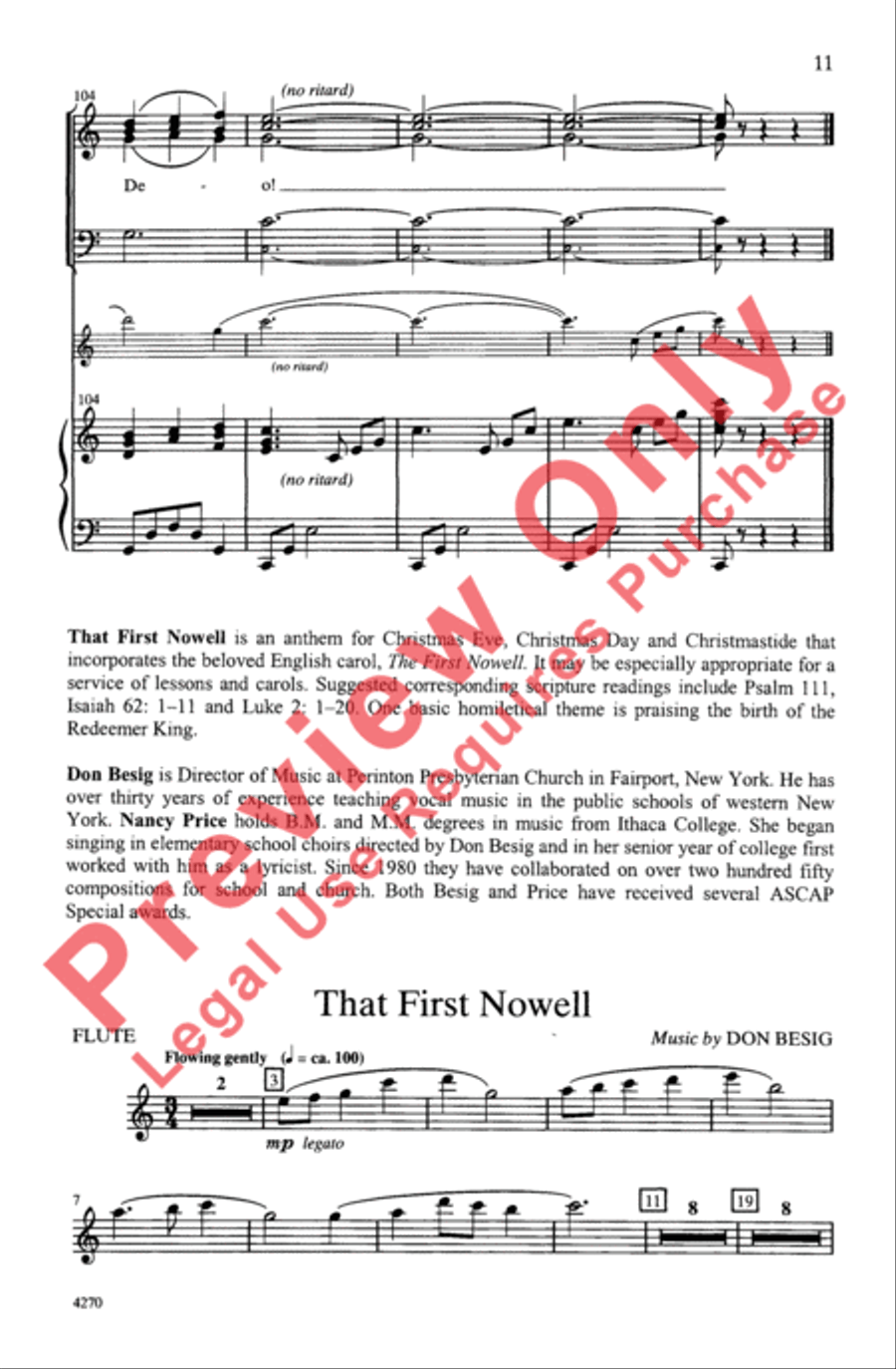That First Nowell 3-Part scores gallery preview page 11