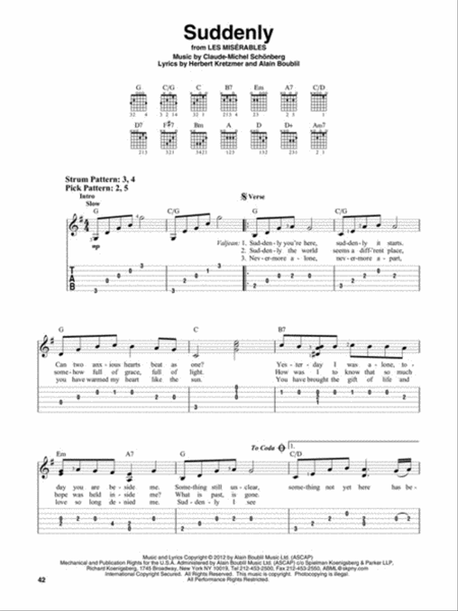 Songs from A Star Is Born, The Greatest Showman, La La Land, and More Movie Musicals Easy Guitar scores gallery preview page 5
