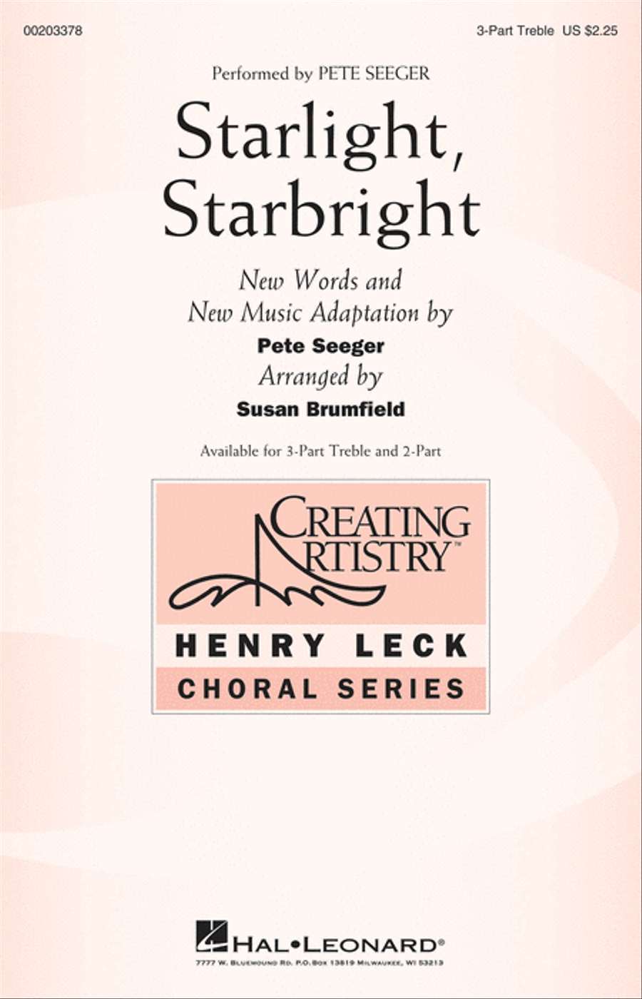 Starlight, Starbright Starlight, Starbright 3-Part scores gallery preview page 1