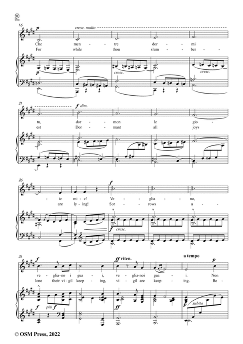 Strozzi-Amor dormiglione,from Cantate,ariette e duetti,in E Major,for Voice and Piano image number null