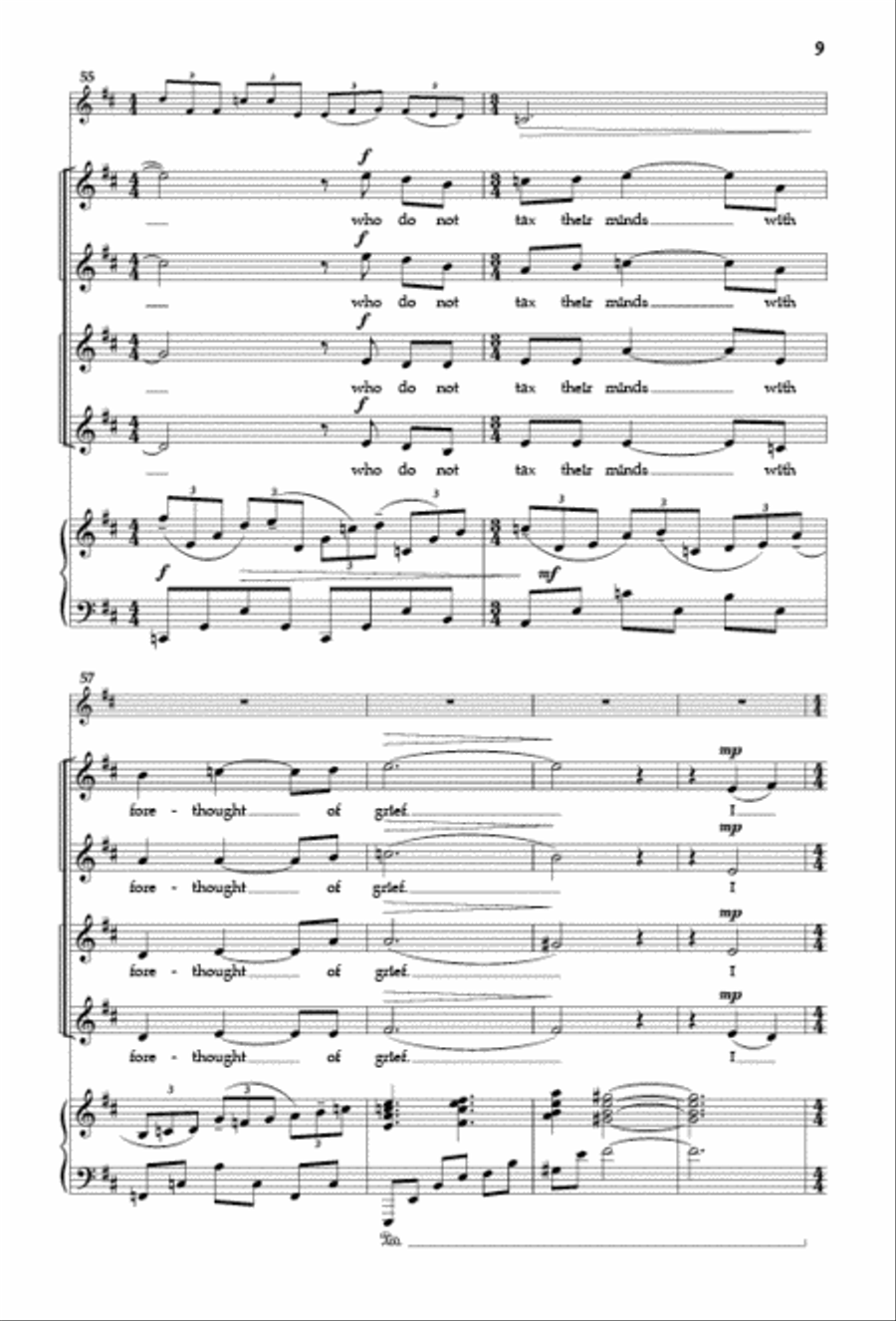 The Peace of Wild Things The Peace of Wild Things SSAA scores gallery preview page 8