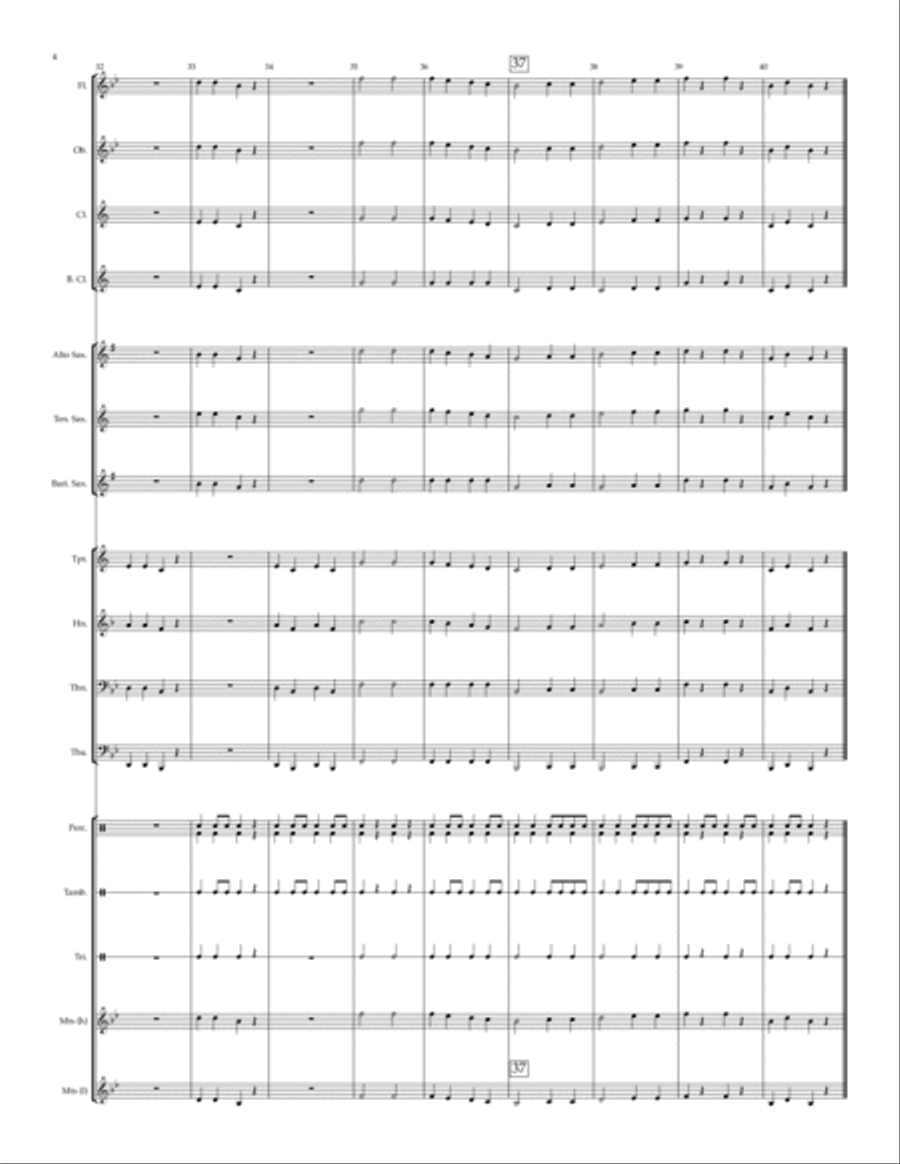 Marching Along - for beginning band Concert Band scores gallery preview page 6