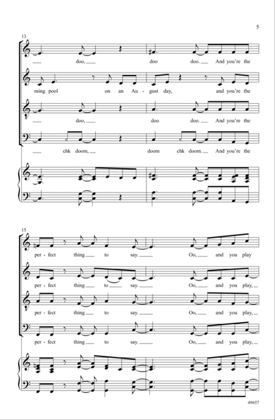 Everything Choir scores gallery preview page 4
