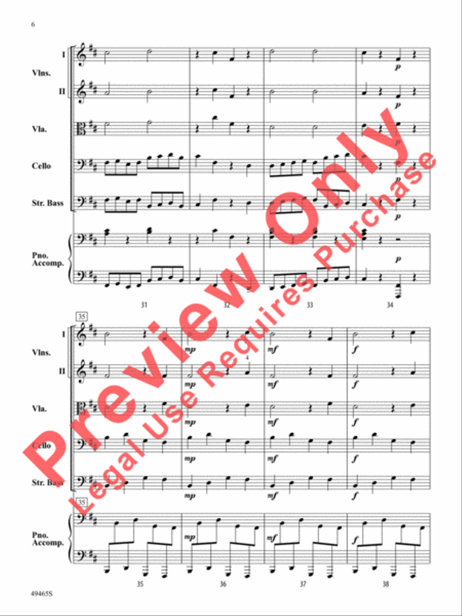 Midnight Mischief String Orchestra scores gallery preview page 7