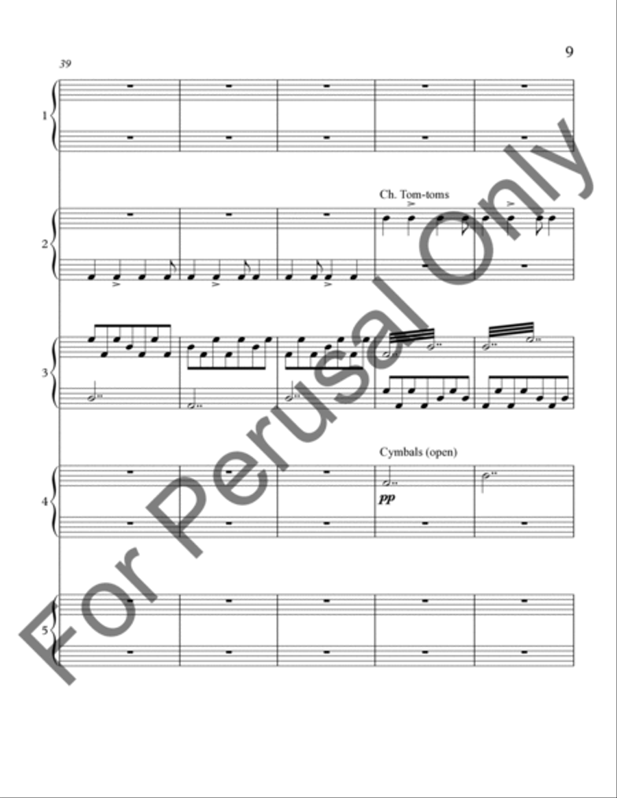 Pulse Drums scores gallery preview page 10